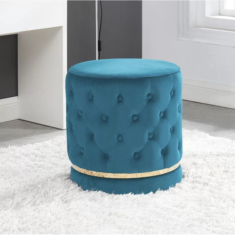 Seating Stool: Velvet Seating Stool