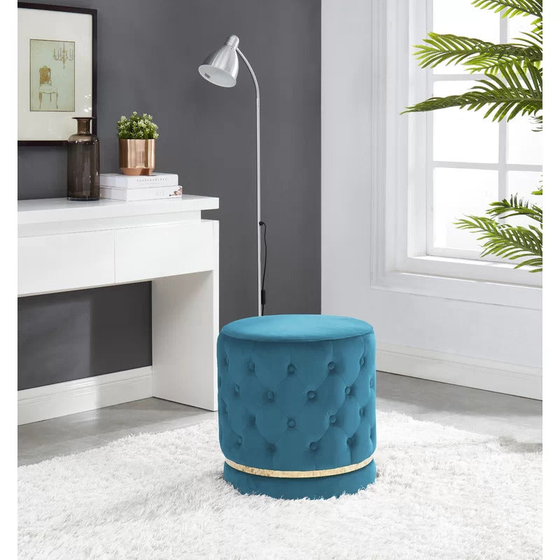 Seating Stool: Velvet Seating Stool