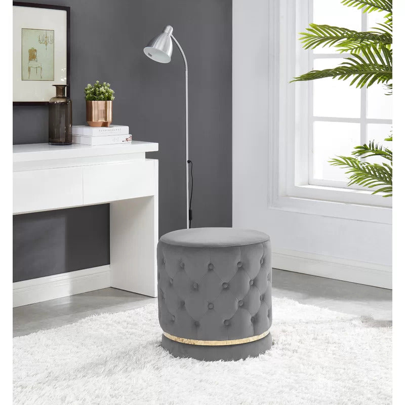 Seating Stool: Velvet Seating Stool