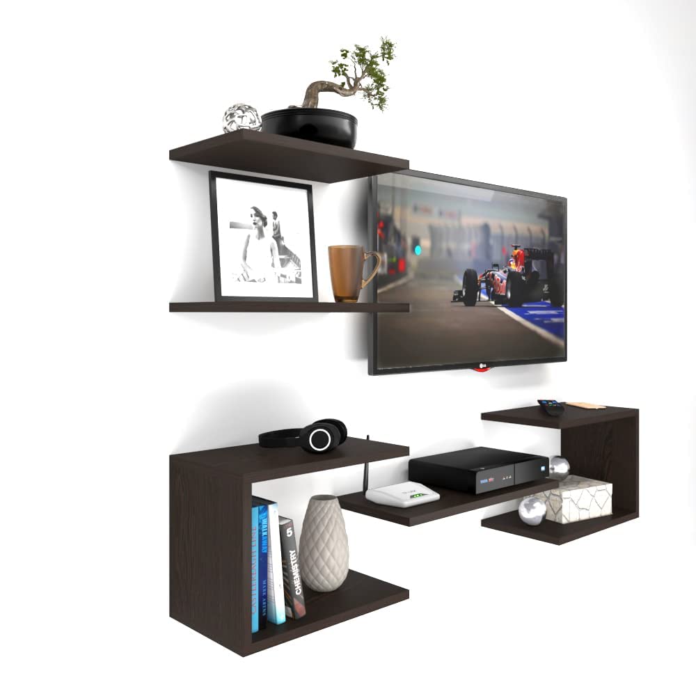 Wall Mount TV Unit: Wall Mount TV Unit With Set Top Box Stand