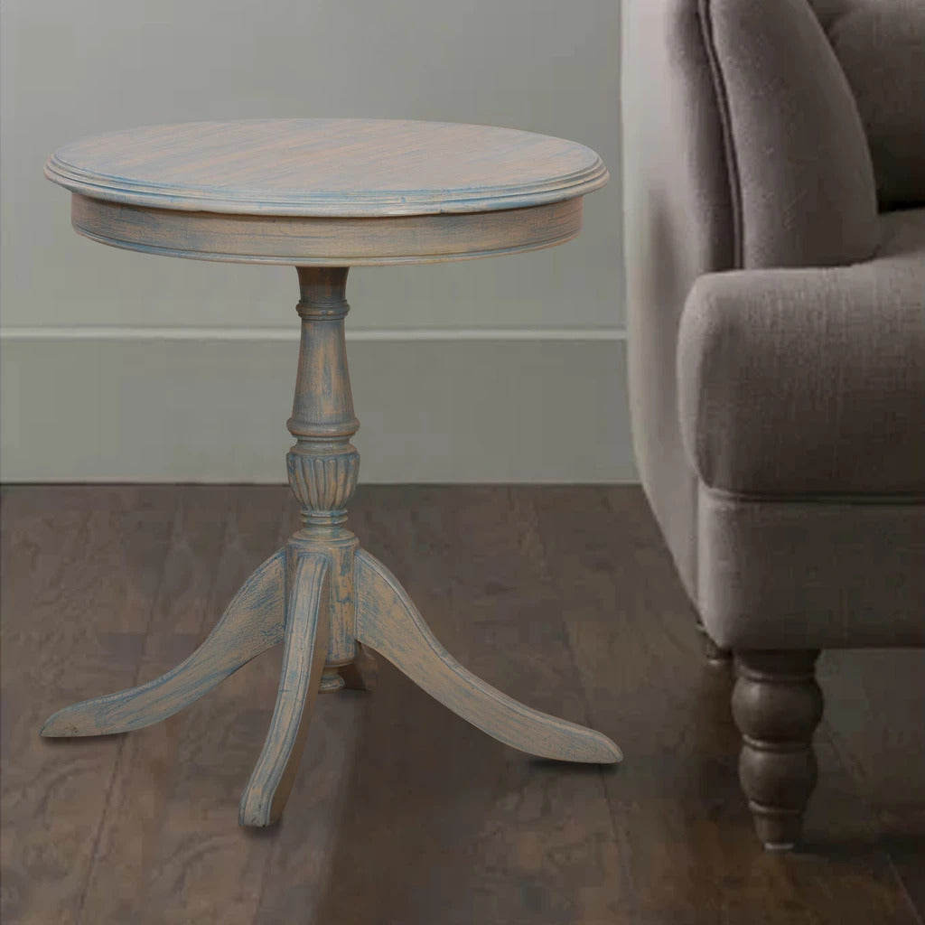 Sheesham Furniture: Accent Tables in white ash finish