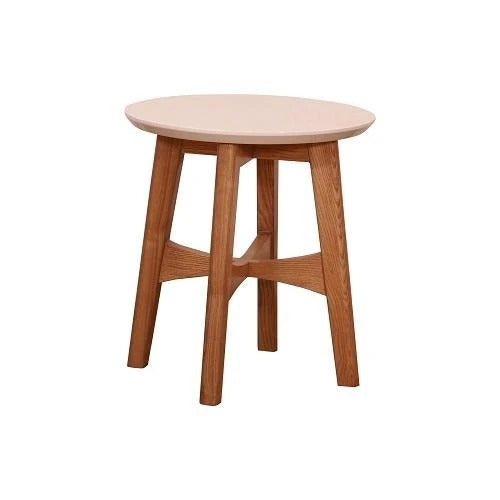 Sheesham Furniture:- End Table in White Ash finish