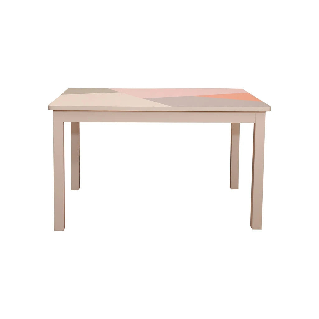 Sheesham Furniture: Multicolor Kids Study Table in MDF and white ash