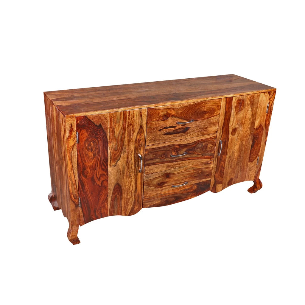 Sheesham Furniture:- Solid Wood Cabinet in Honey Finished