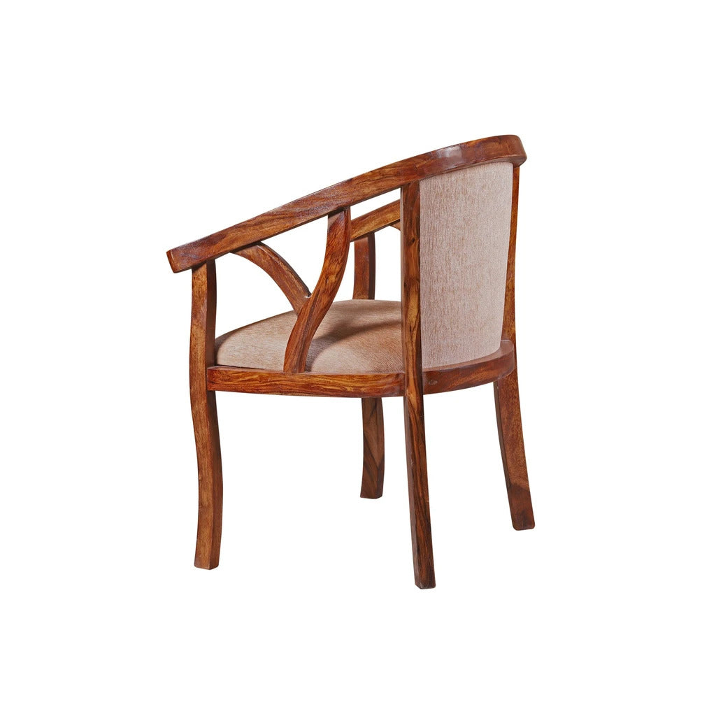 Sheesham Furniture Solid Wood Lounge Bedroom Chair