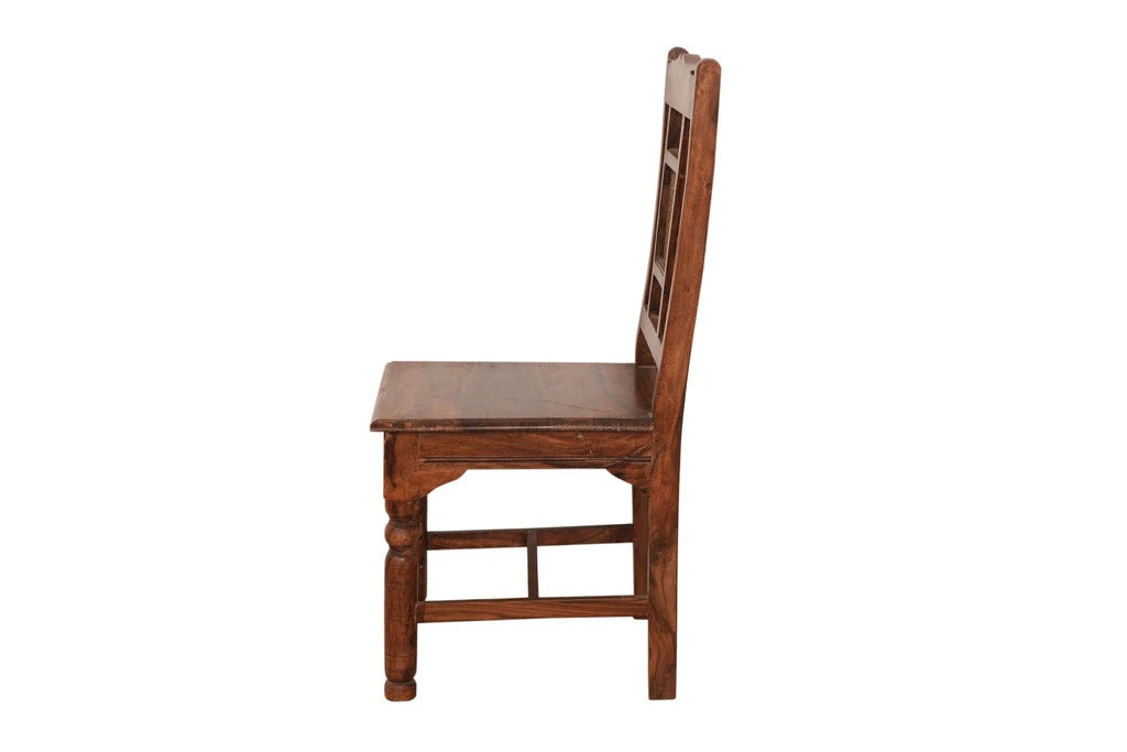 Sheesham Furniture: Solid Wood Natural finish Dining Set