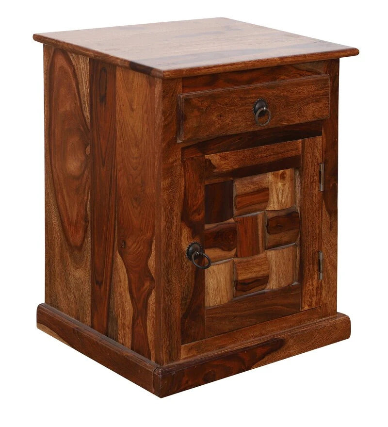 Sheesham Furniture: Solid Wood Oak finished Side Table