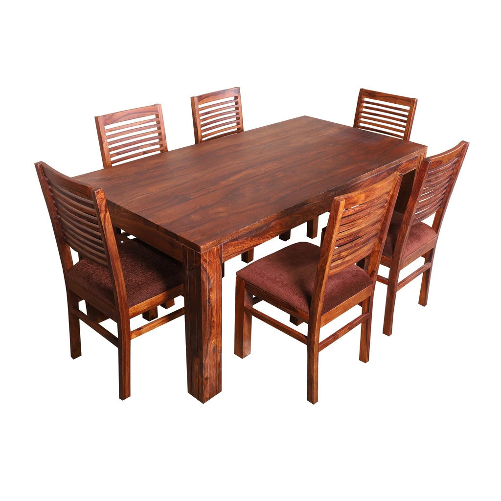 Sheesham Furniture:- Solid Wood Six Seater Dining Set