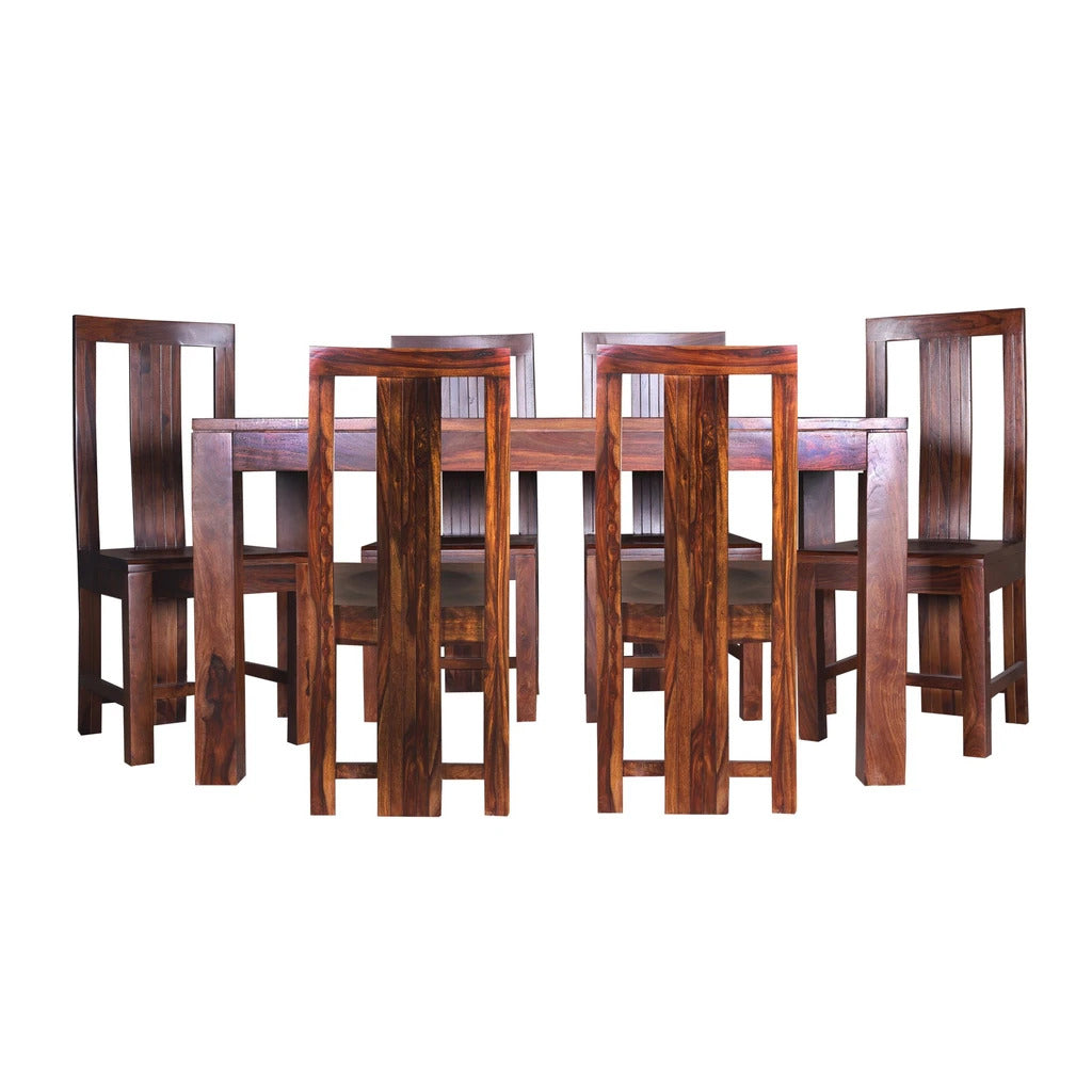 Sheesham Furniture:- Solid Wood Six Seater Dining Set