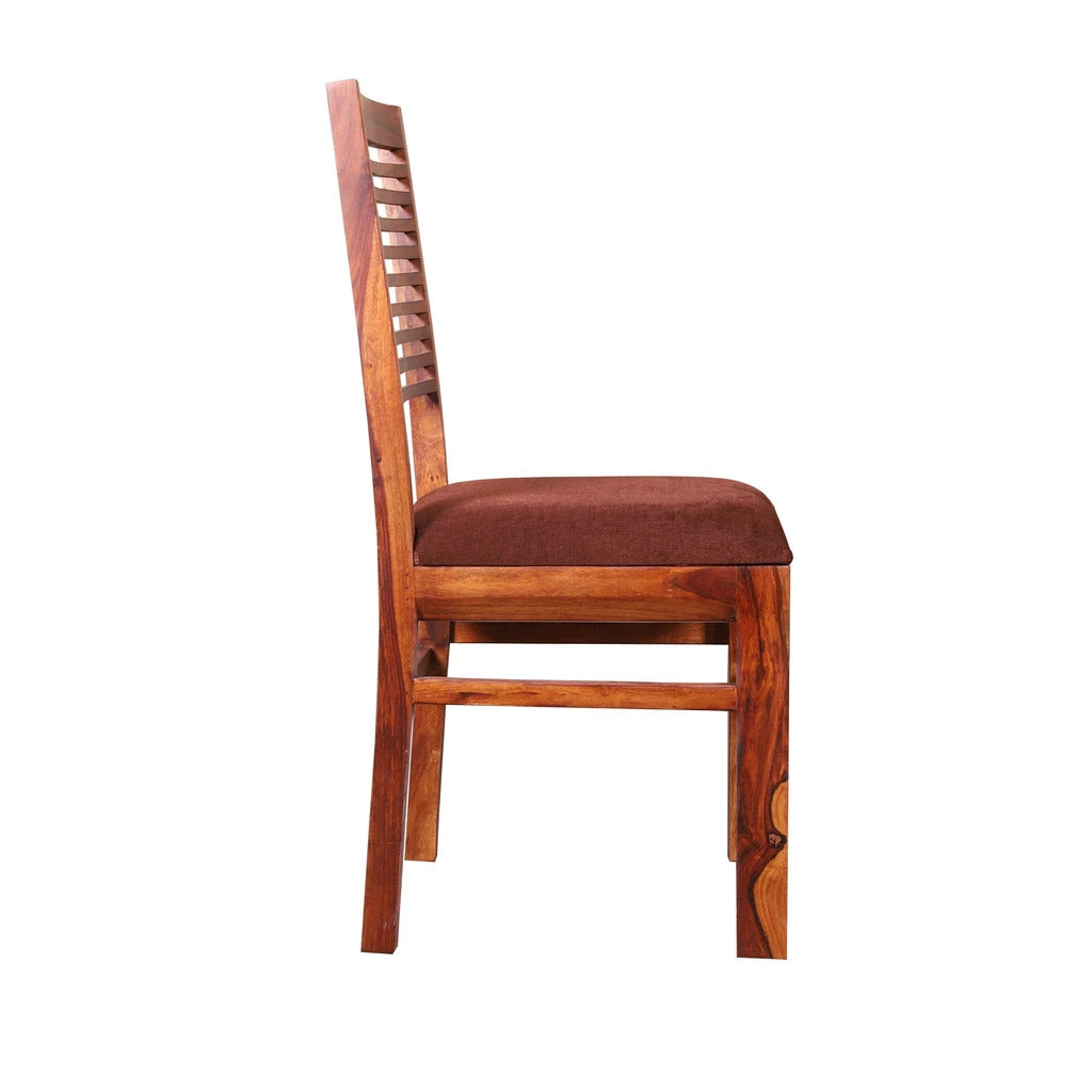 Sheesham Furniture:- Solid Wood Upholstery Dining Chair