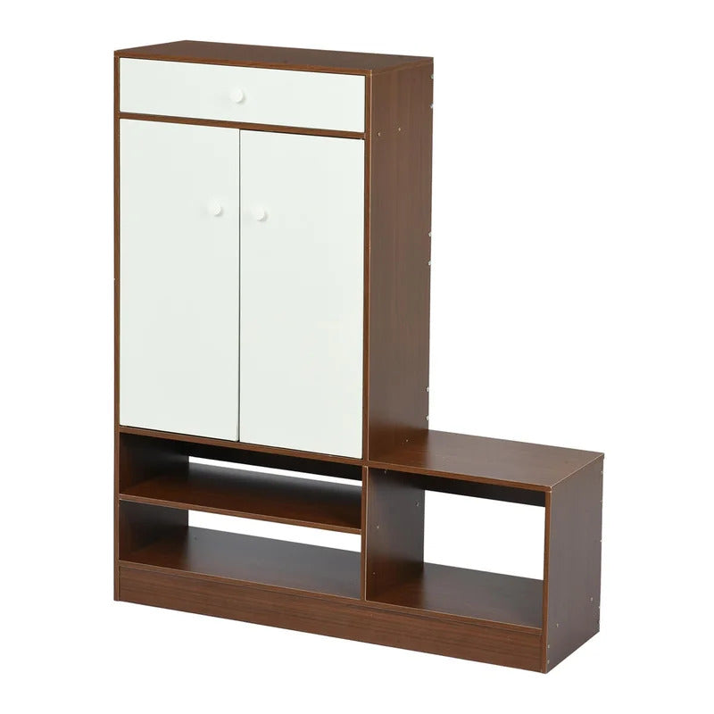 Shoe Rack: 11 Pair Shoe Storage Cabinet