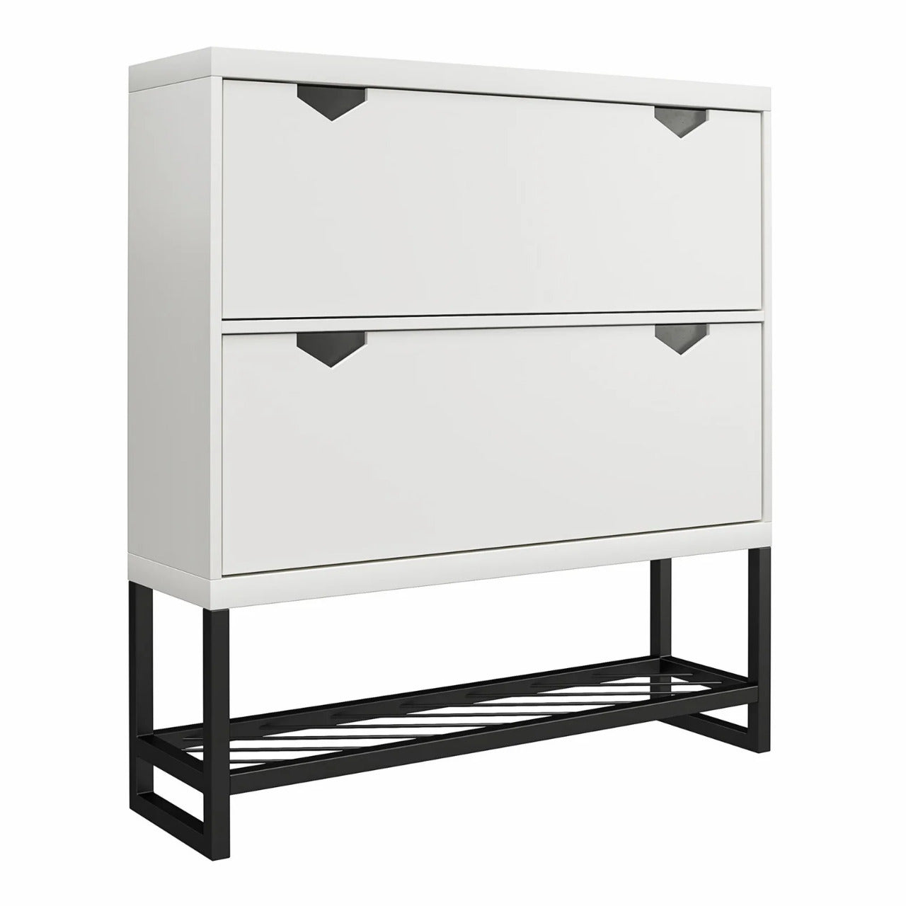 Shoe Rack: 12 Pair Shoe Storage Cabinet