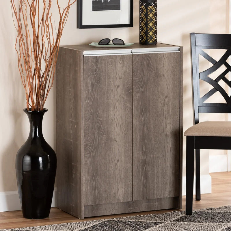 Shoe Rack: 12 Pair Shoe Storage Cabinet