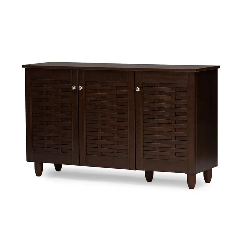 Shoe Rack: 12 Pair Shoe Storage Cabinet