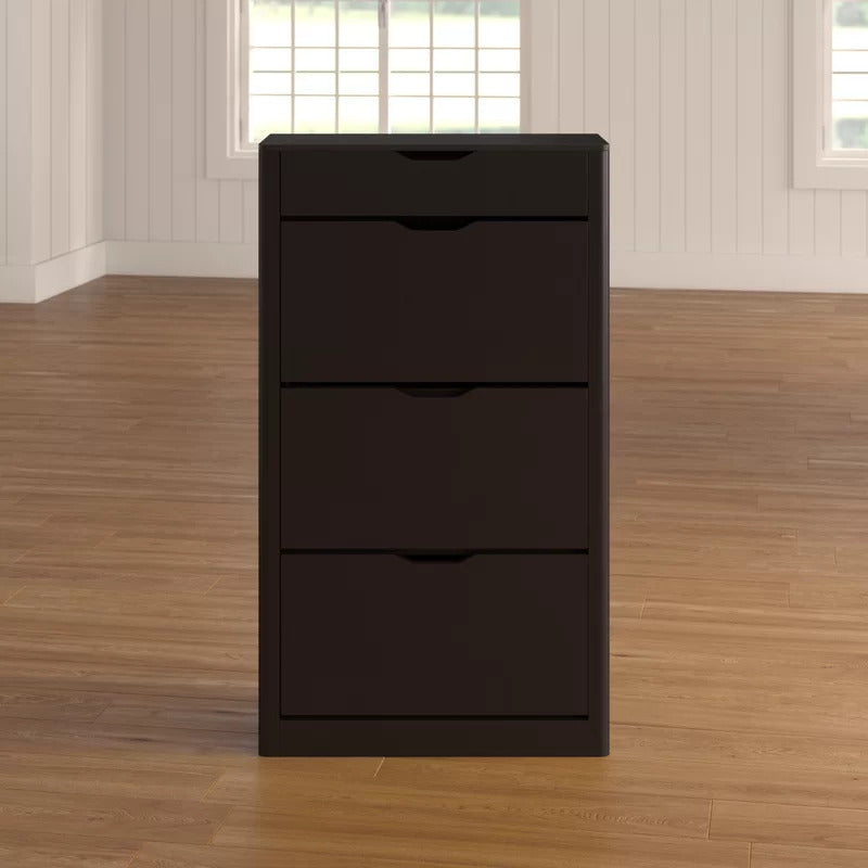 Shoe Rack: 12 Pair Shoe Storage Cabinet