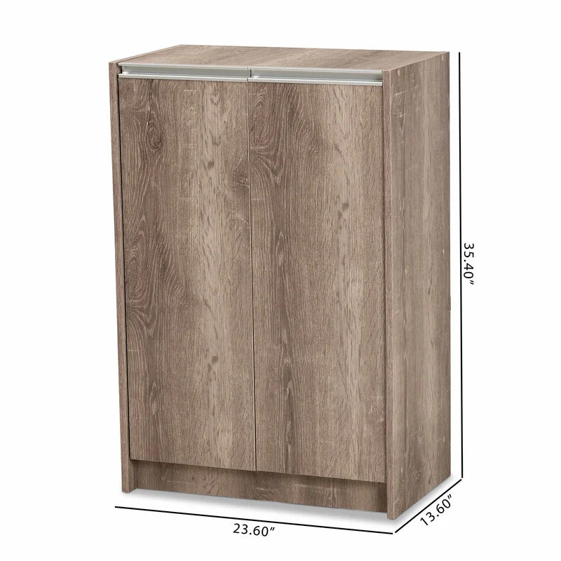 Shoe Rack: 12 Pair Shoe Storage Cabinet
