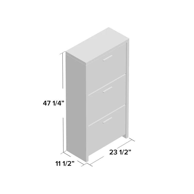 Shoe Rack: 12 Pair Shoe Storage Cabinet