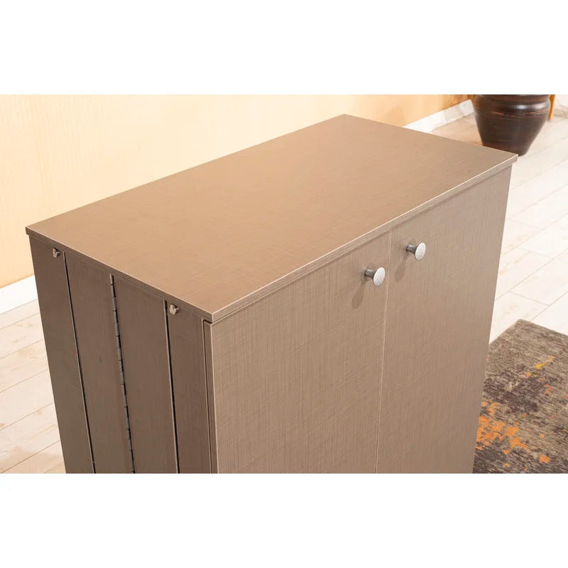 Shoe Rack: 12 Pair Shoe Storage Cabinet