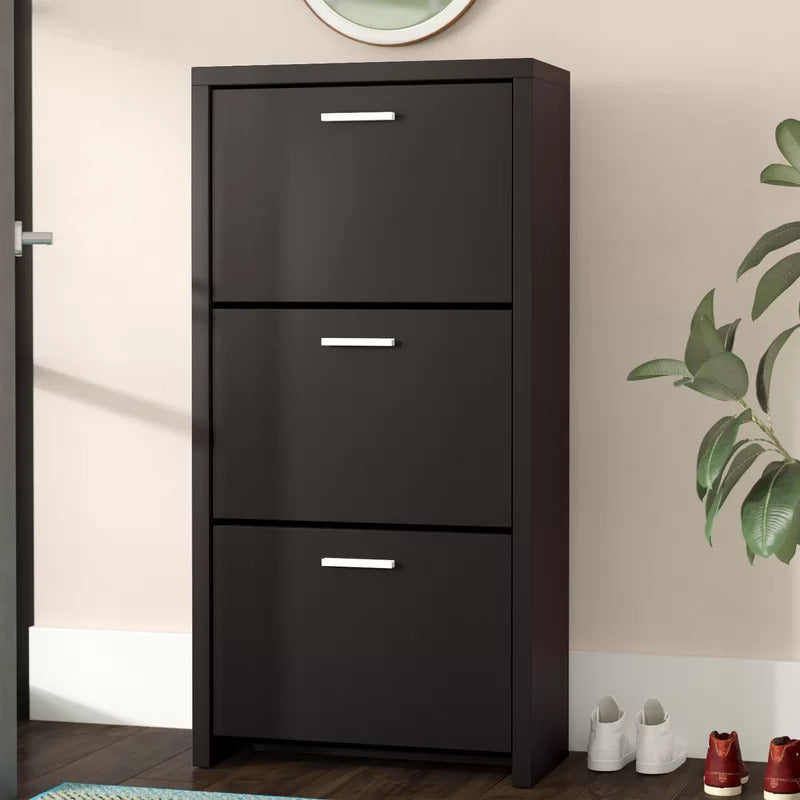 Shoe Rack: 12 Pair Shoe Storage Cabinet