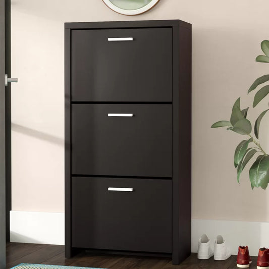 Shoe Rack: 12 Pair Shoe Storage Cabinet