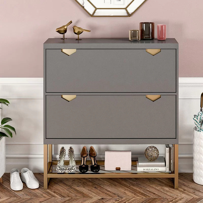 Shoe Rack: 12 Pair Shoe Storage Cabinet