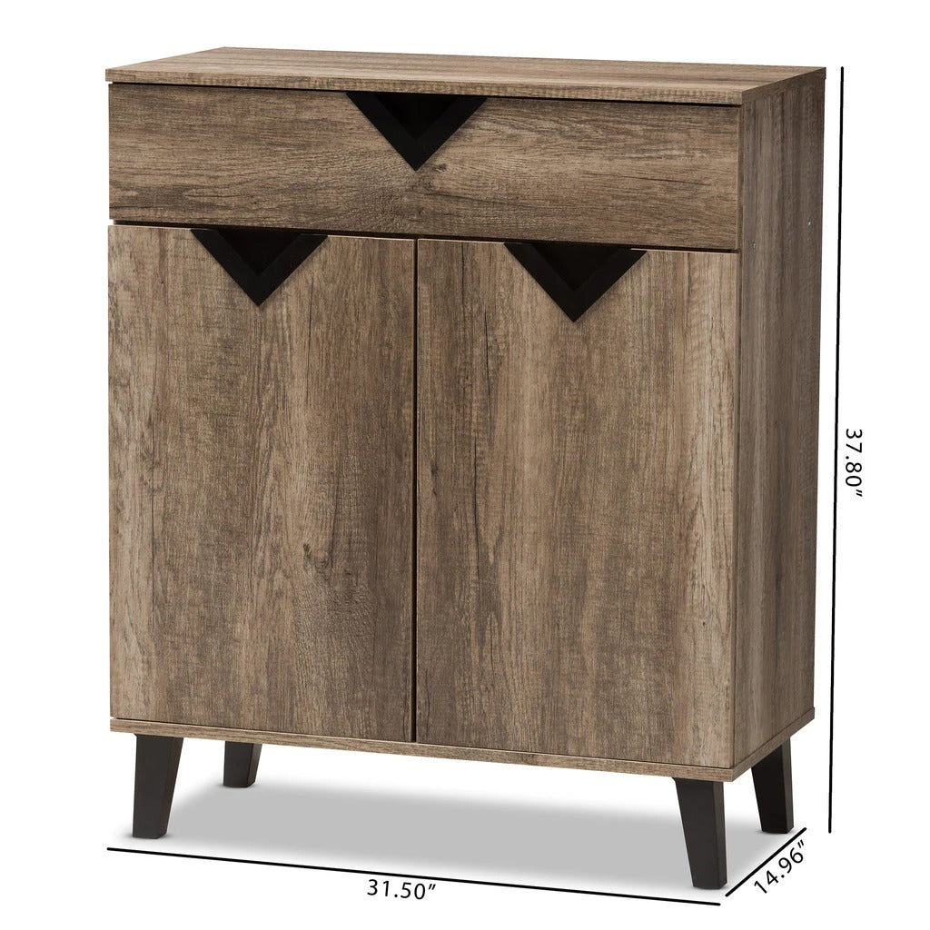 Shoe Rack 12 Pair Shoe Storage Cabinet