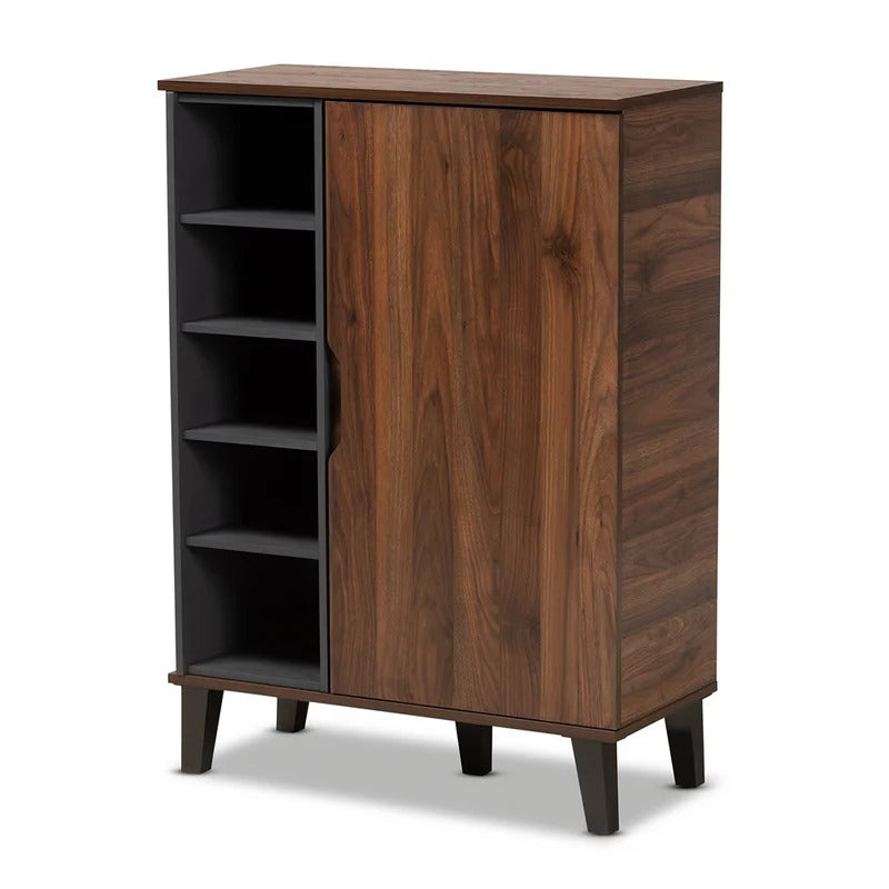 Shoe Rack: 15 Pair Shoe Storage Cabinet