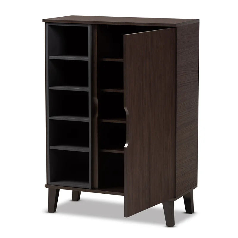 Shoe Rack: 15 Pair Shoe Storage Cabinet