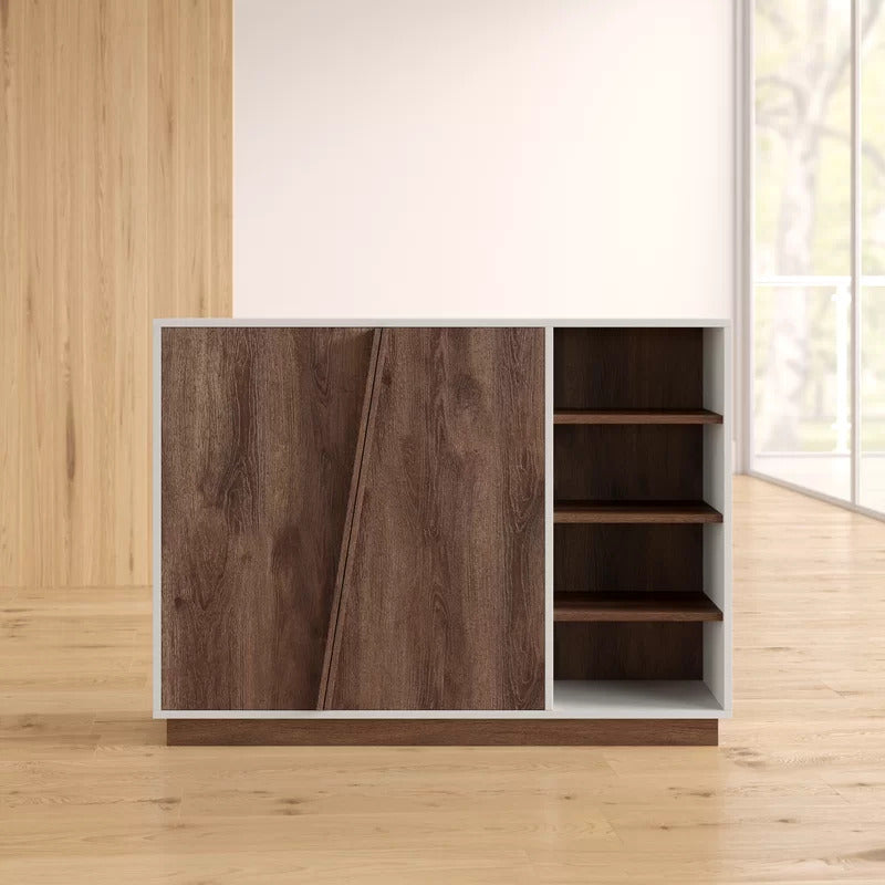 Shoe Rack: 16 Pair Shoe Storage Cabinet
