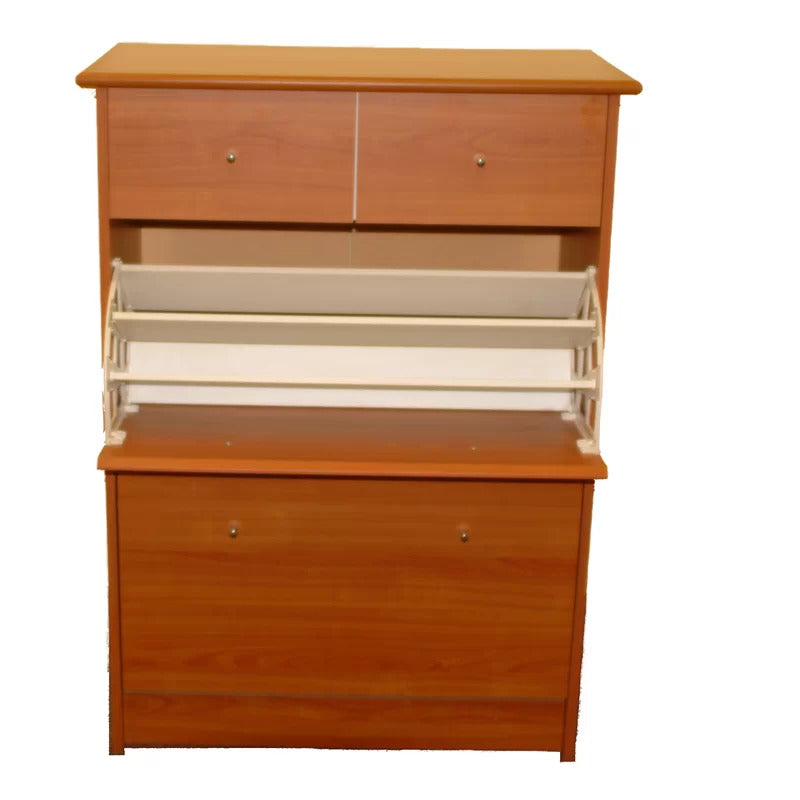 Shoe Rack: 18-Pair Shoe Storage Cabinet