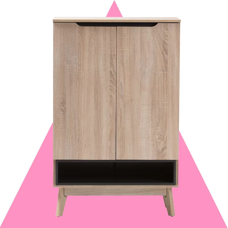 Shoe Rack: 18 Pair Shoe Storage Cabinet