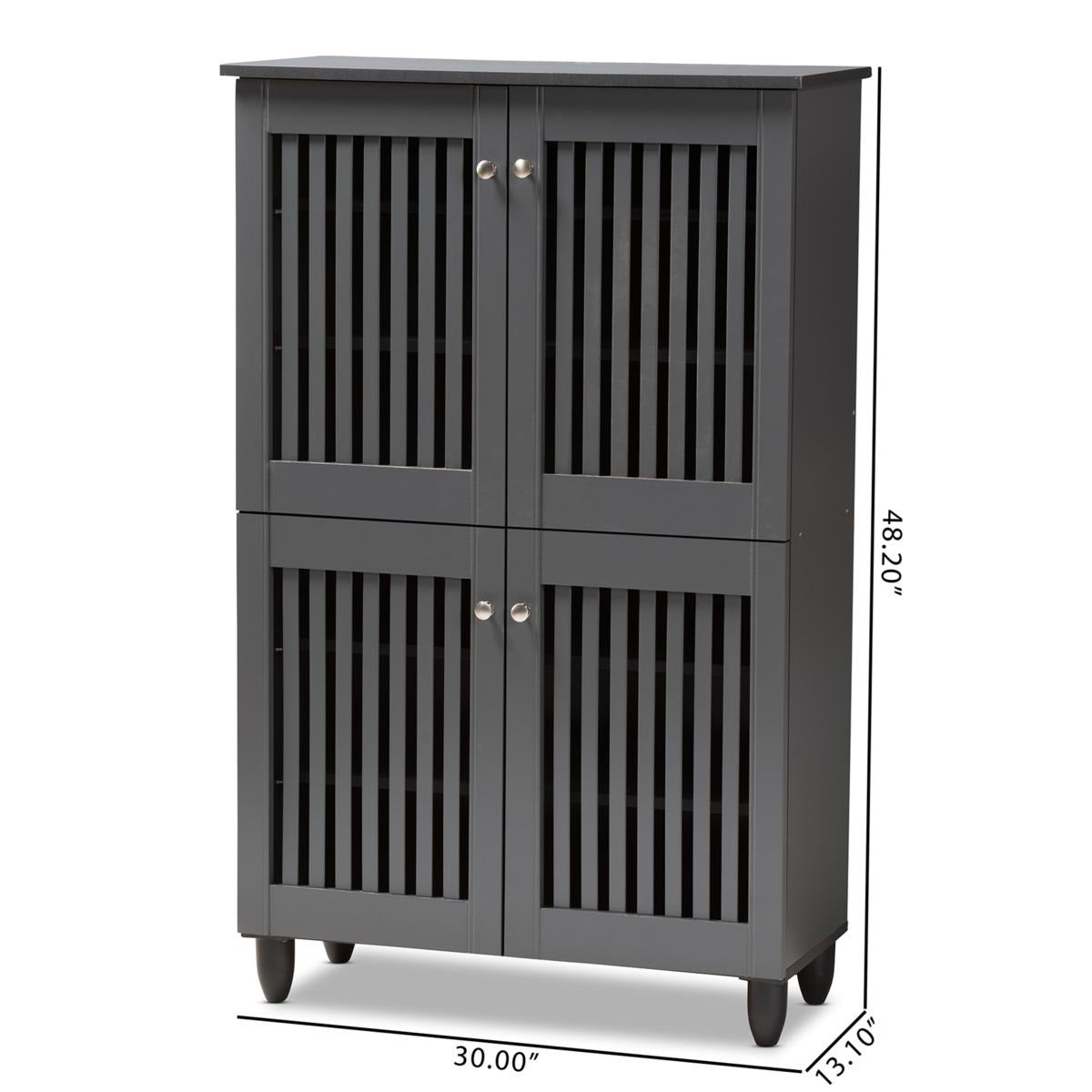 Shoe Rack 18 Pair Shoe Storage Cabinet