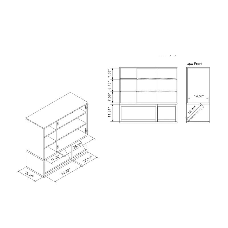 Shoe Rack: 18 Pair Stackable Shoe Storage Cabinet