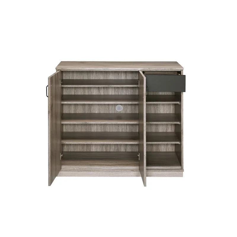Shoe Rack: 19 Pair Shoe Storage Cabinet
