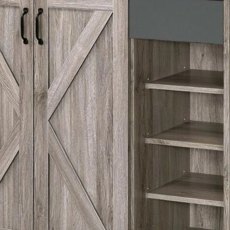 Shoe Rack 19 Pair Shoe Storage Cabinet