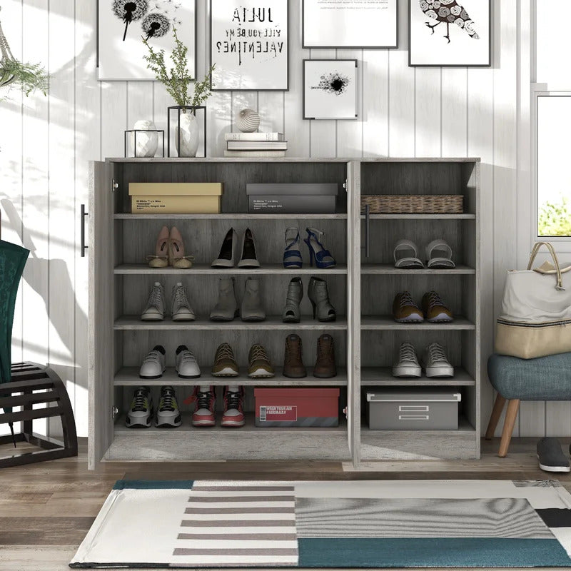 Shoe Rack: 20 Pair Shoe Storage Cabinet