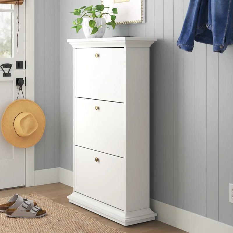 Shoe Rack: 21 Pair Shoe Storage Cabinet