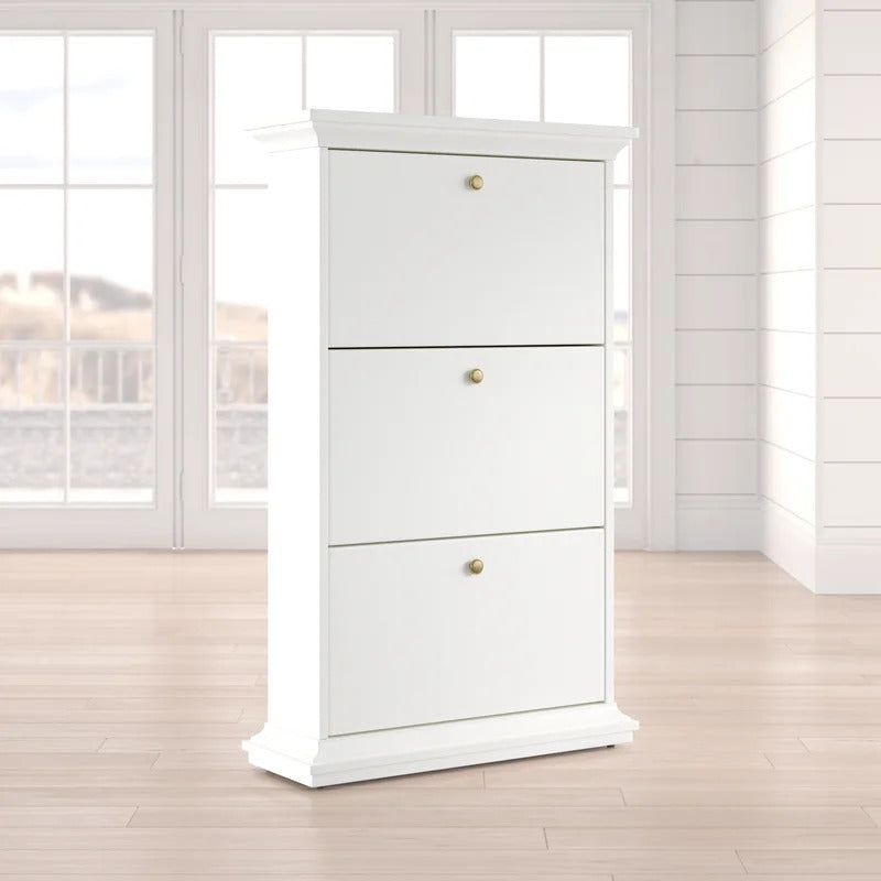 Shoe Rack: 21 Pair Shoe Storage Cabinet