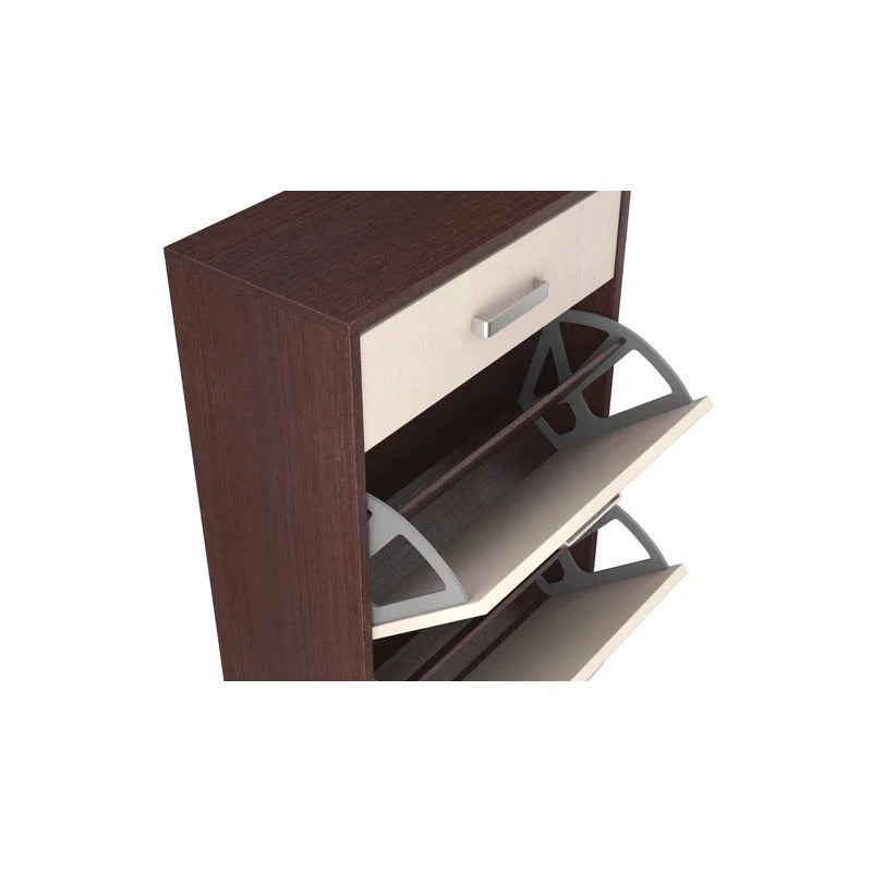 Shoe Rack: 21 Pair Shoe Storage Cabinet