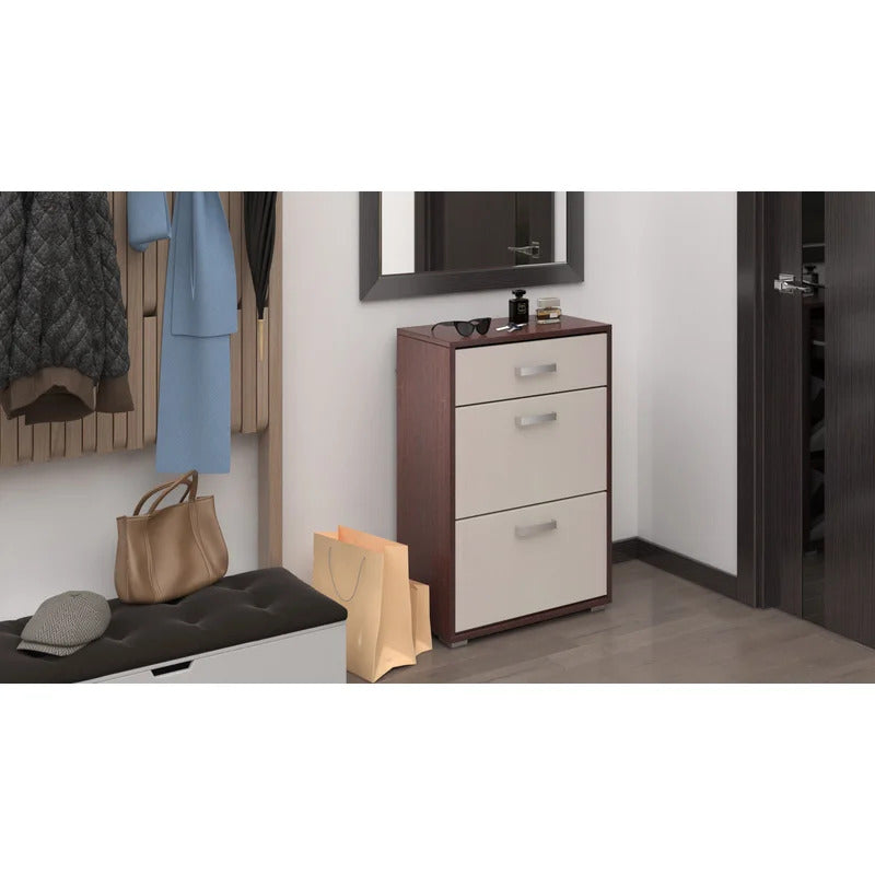 Shoe Rack: 21 Pair Shoe Storage Cabinet