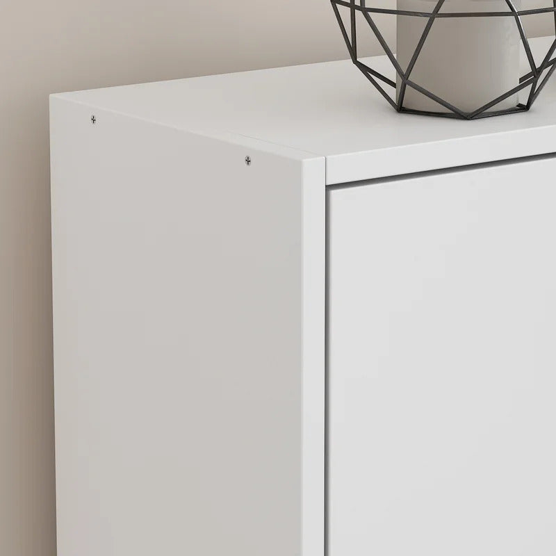 Shoe Rack: 2 Tier 12 Pair Shoe Storage Cabinet