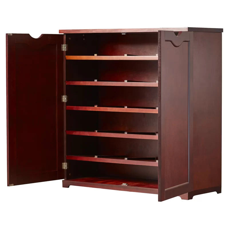 Shoe Rack: 38 Pair Shoe Storage Cabinet