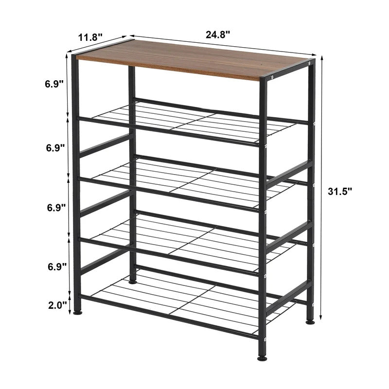 Shoe Rack: 5-Tier Shoe Rack