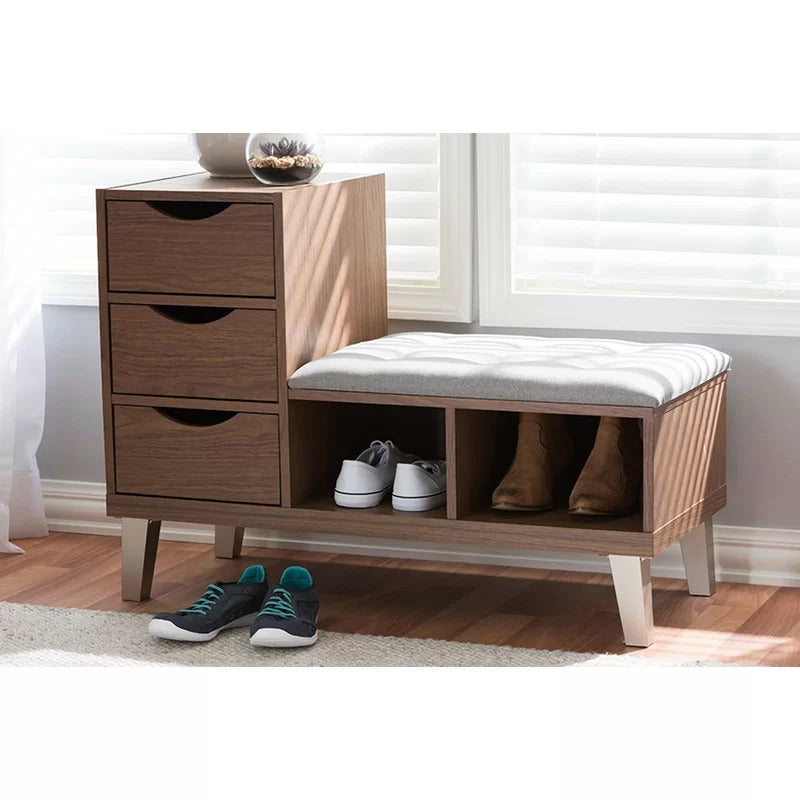 Shoe Rack: 6 Pair Shoe Storage Cabinet