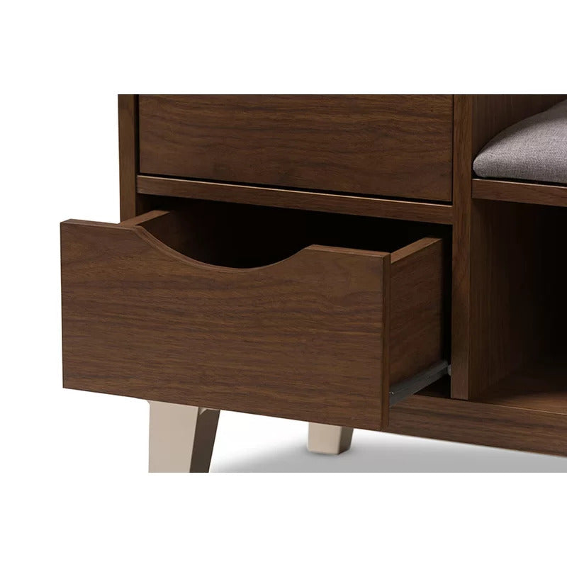 Shoe Rack: 6 Pair Shoe Storage Cabinet