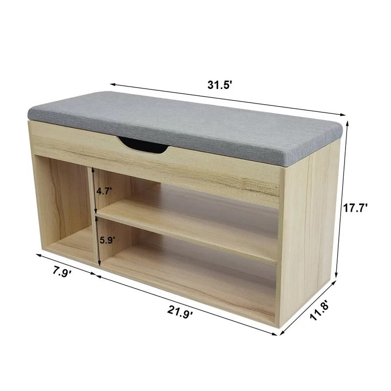 Shoe Rack: 6 Pair Storage Shoe Rack