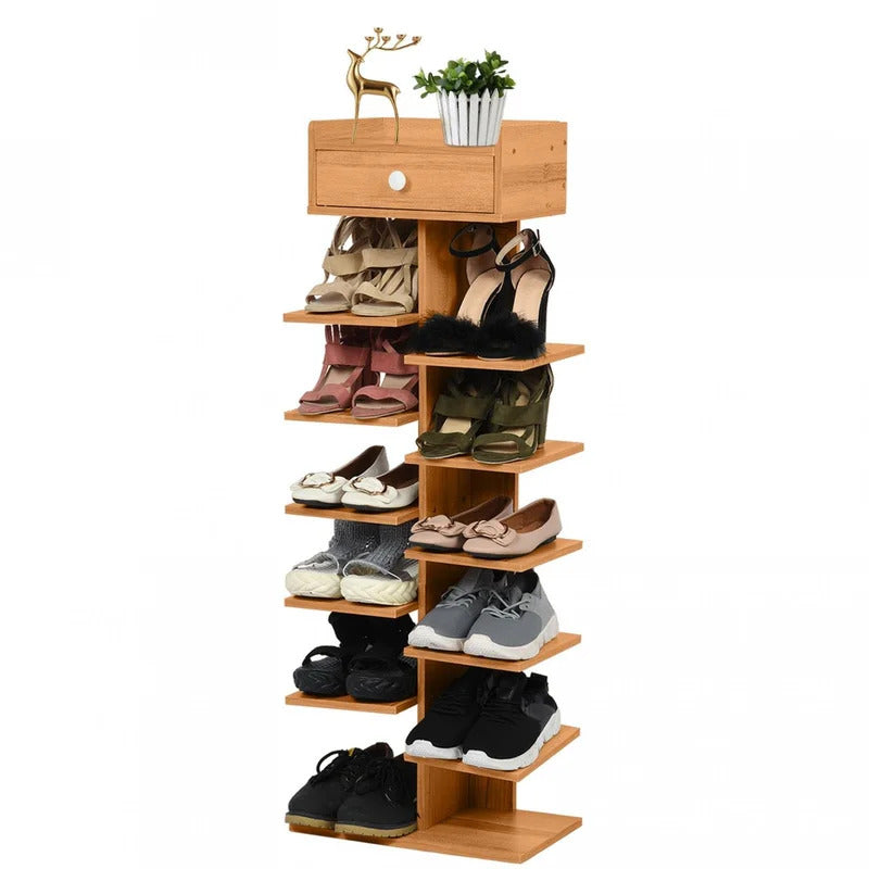 Shoe Rack: 7-Tier Vertical Shoe Rack