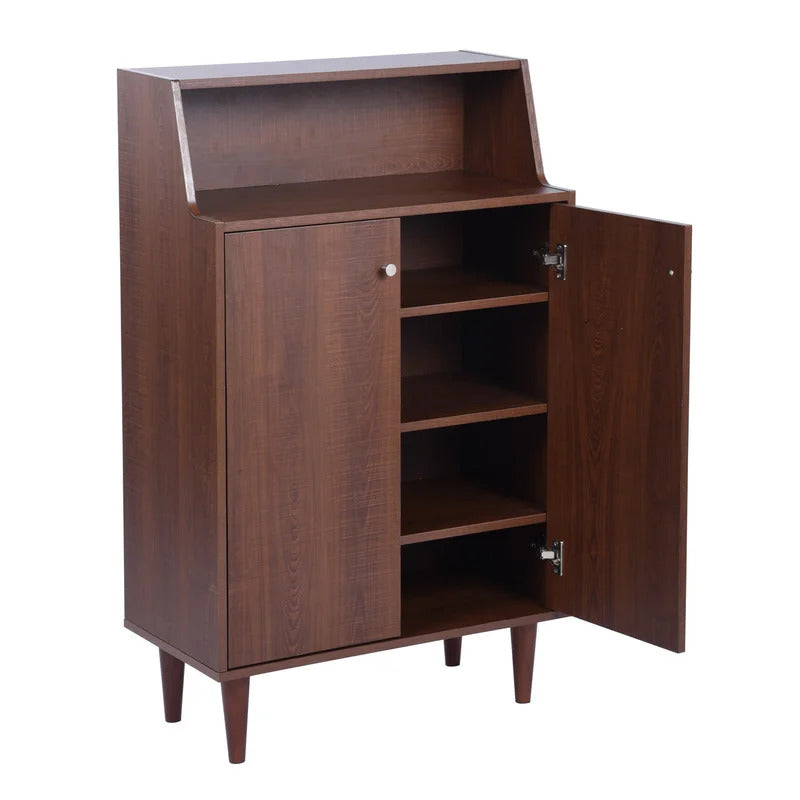 Shoe Rack: 8 Pair Shoe Storage Cabinet