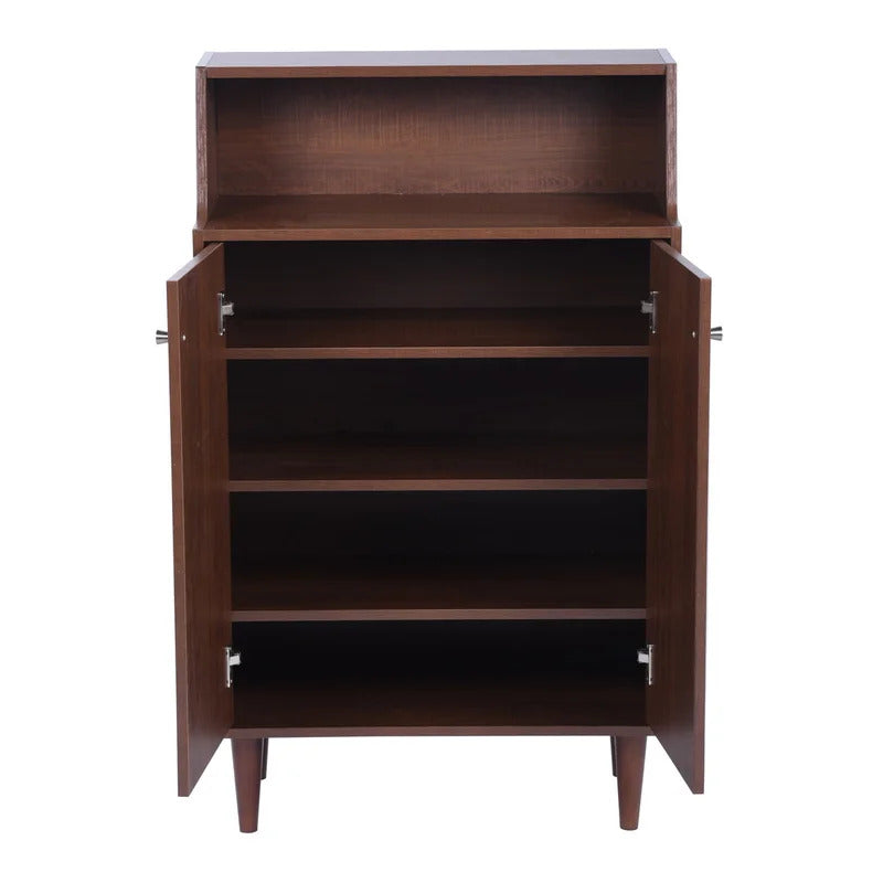 Shoe Rack: 8 Pair Shoe Storage Cabinet
