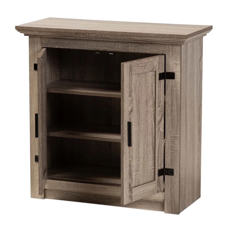 Shoe Rack: 9 Pair Shoe Storage Cabinet